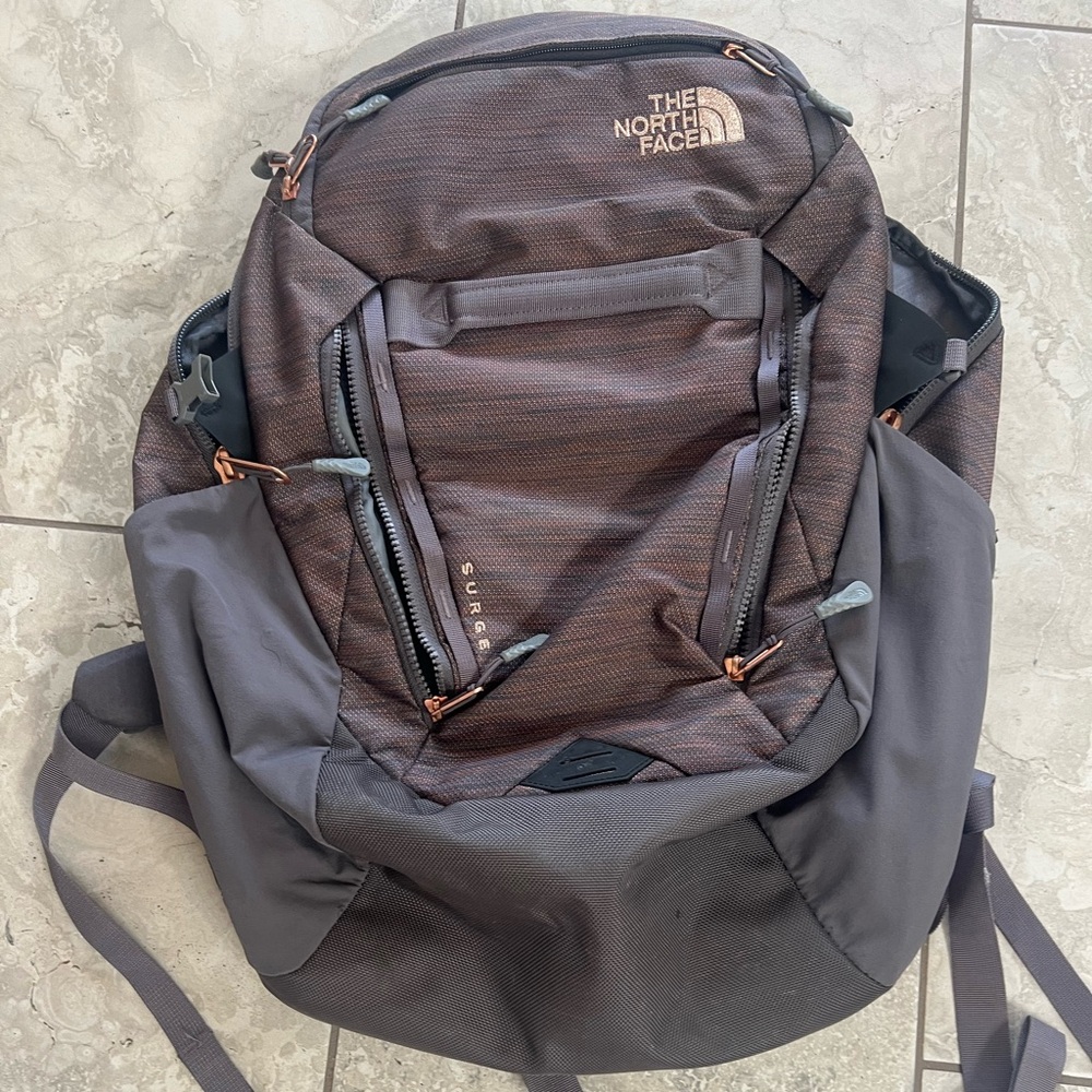 North face book bag. Used for like a month. Still looks new